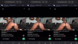 BootyLunaa toont haar billen terwijl ze twerkt en klapt
